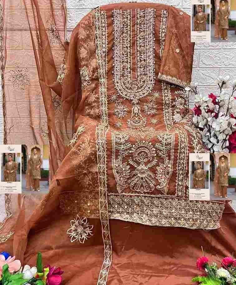 Shree Fabs Hit Design K-5229 Colours By Shree Fabs K-5229-A To K-5229-D Series Beautiful Pakistani Suits Colorful Stylish Fancy Casual Wear & Ethnic Wear Heavy Organza Embroidered Dresses At Wholesale Price