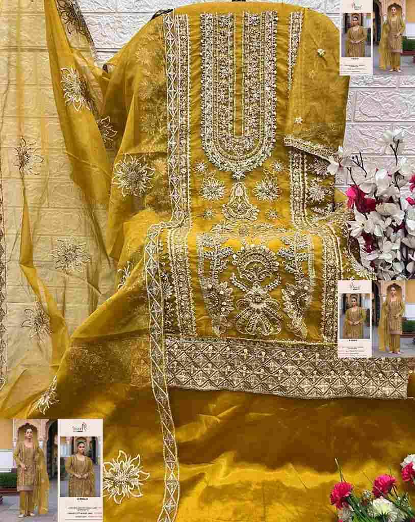 Shree Fabs Hit Design K-5229 Colours By Shree Fabs K-5229-A To K-5229-D Series Beautiful Pakistani Suits Colorful Stylish Fancy Casual Wear & Ethnic Wear Heavy Organza Embroidered Dresses At Wholesale Price
