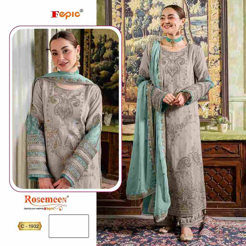 Fepic Hit Design 1932 By Fepic Beautiful Pakistani Suits Stylish Fancy Colorful Party Wear & Occasional Wear Georgette Embroidered Dresses At Wholesale Price