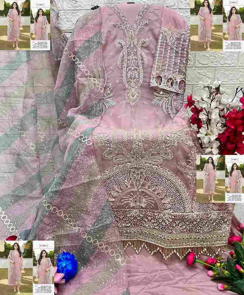 Iznik 236 Colours By Iznik Fab 236-A To 236-D Series Designer Pakistani Suits Beautiful Stylish Fancy Colorful Party Wear & Occasional Wear Organza Silk With Embroidery Dresses At Wholesale Price