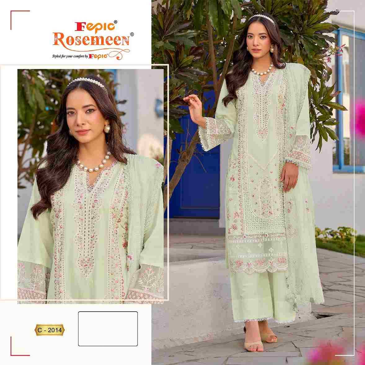 Fepic 2014 Colours By Fepic 2014-A To 2014-C Series Beautiful Pakistani Suits Stylish Fancy Colorful Party Wear & Occasional Wear Cambric Embroidered Dresses At Wholesale Price