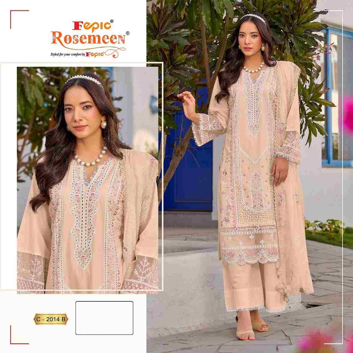 Fepic 2014 Colours By Fepic 2014-A To 2014-C Series Beautiful Pakistani Suits Stylish Fancy Colorful Party Wear & Occasional Wear Cambric Embroidered Dresses At Wholesale Price