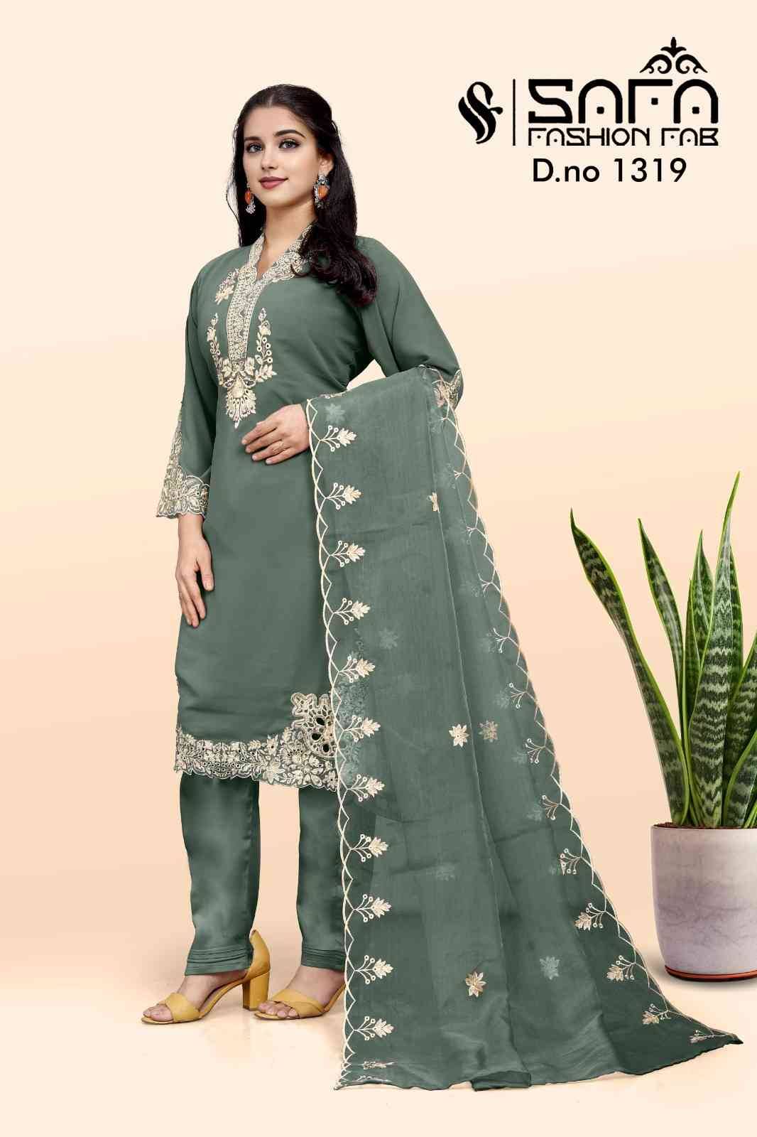 Safa 1319 Colours By Safa Fashion 1319-A To 1319-C Series Designer Stylish Fancy Colorful Beautiful Party Wear & Ethnic Wear Collection Heavy Fancy Dresses At Wholesale Price