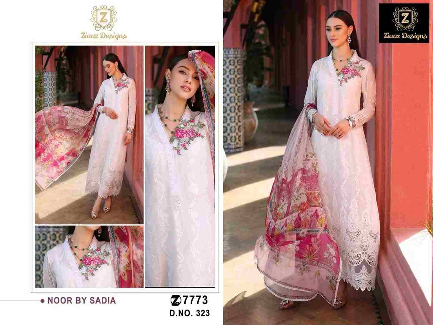 Ziaaz Designs Hit Design 323 By Ziaaz Designs Beautiful Pakistani Suits Colorful Stylish Fancy Casual Wear & Ethnic Wear Rayon Embroidered Dresses At Wholesale Price
