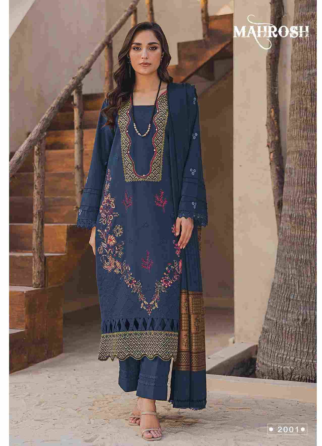Mahrosh Vol-2 By Fashid Wholesale 2001 To 2006 Series Beautiful Festive Suits Stylish Fancy Colorful Casual Wear & Ethnic Wear Pure Cotton Dresses At Wholesale Price