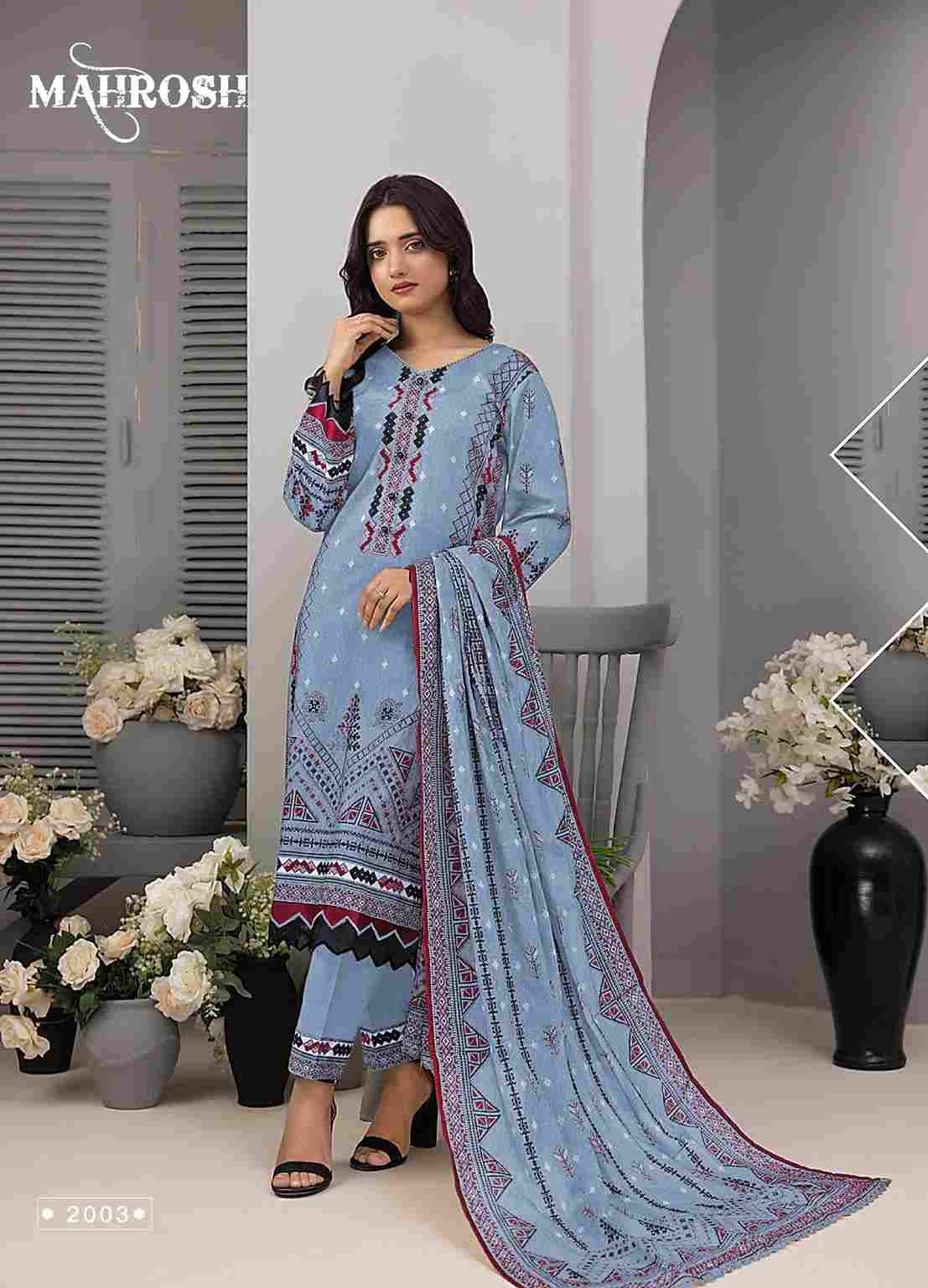 Mahrosh Vol-2 By Fashid Wholesale 2001 To 2006 Series Beautiful Festive Suits Stylish Fancy Colorful Casual Wear & Ethnic Wear Pure Cotton Dresses At Wholesale Price