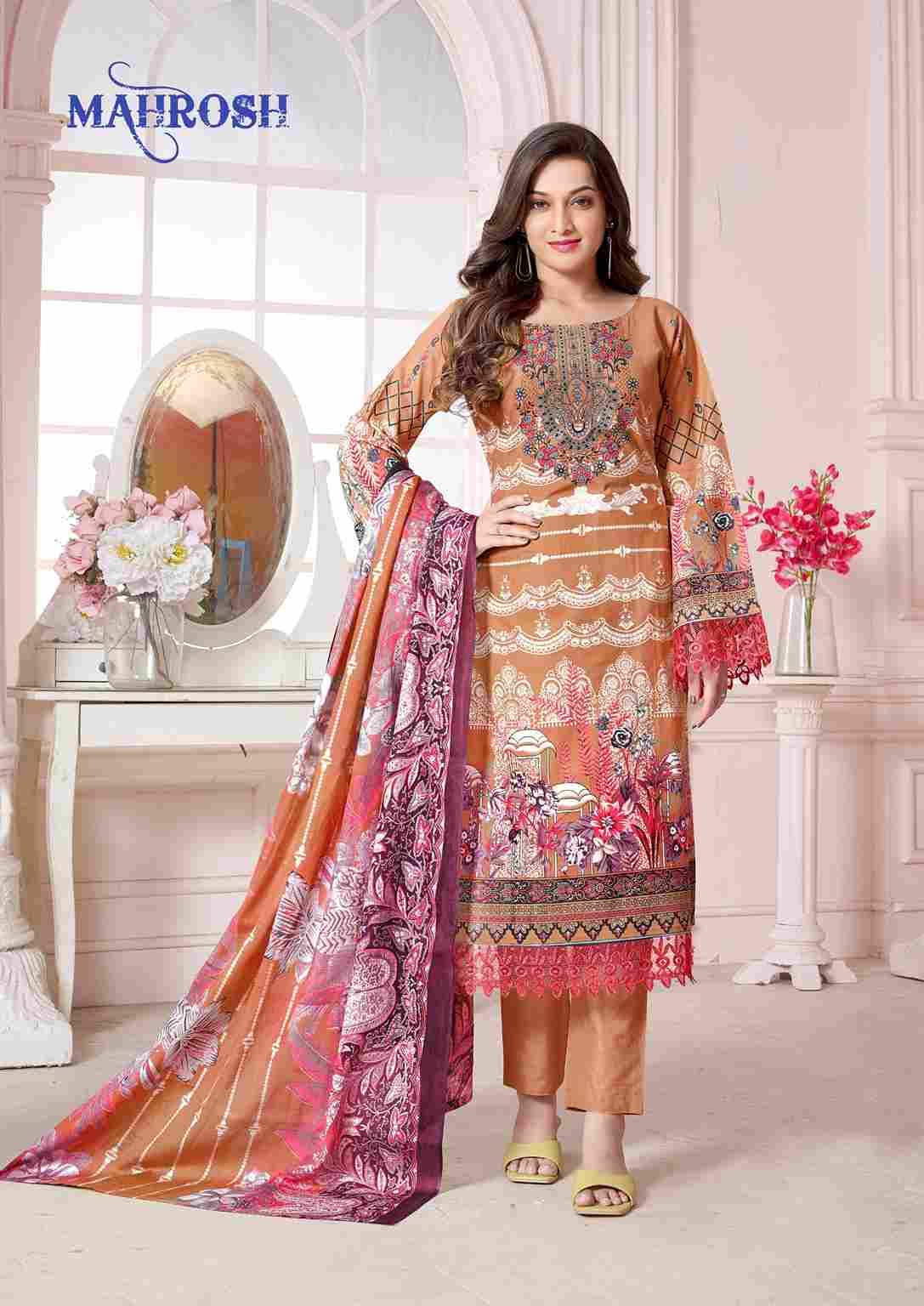 Mahrosh Vol-2 By Fashid Wholesale 2001 To 2006 Series Beautiful Festive Suits Stylish Fancy Colorful Casual Wear & Ethnic Wear Pure Cotton Dresses At Wholesale Price