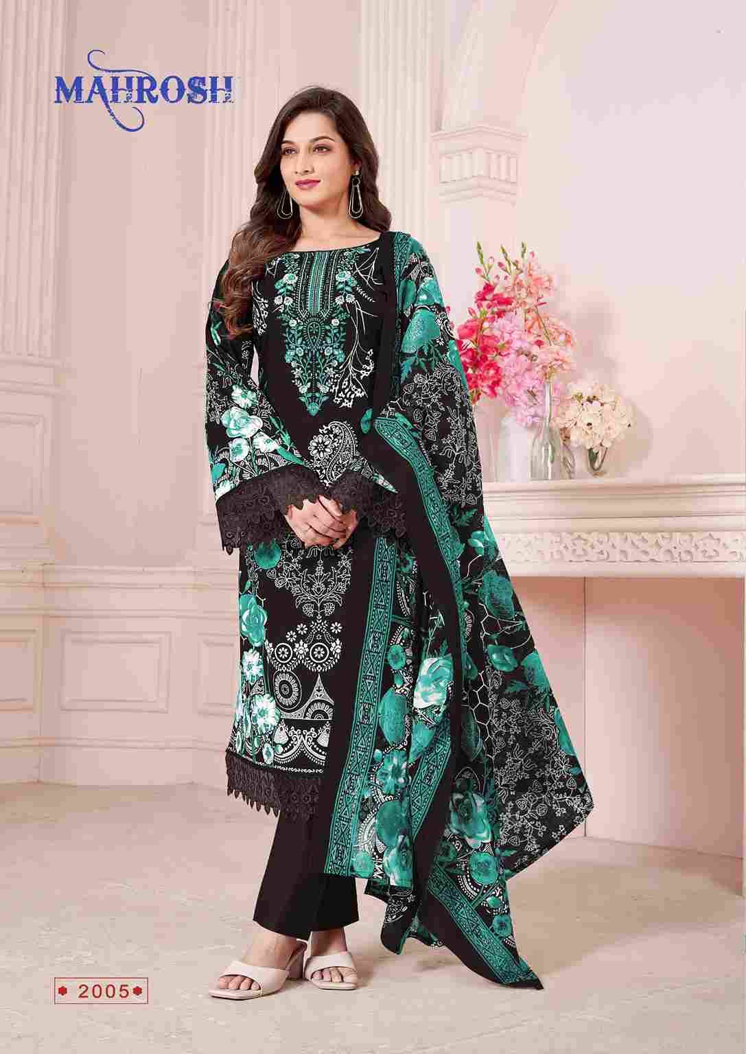 Mahrosh Vol-2 By Fashid Wholesale 2001 To 2006 Series Beautiful Festive Suits Stylish Fancy Colorful Casual Wear & Ethnic Wear Pure Cotton Dresses At Wholesale Price