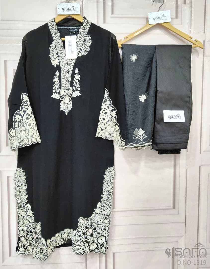 Safa Hit Design 1319 By Safa Fashion Designer Stylish Fancy Colorful Beautiful Party Wear & Ethnic Wear Collection Heavy Georgette Dresses At Wholesale Price
