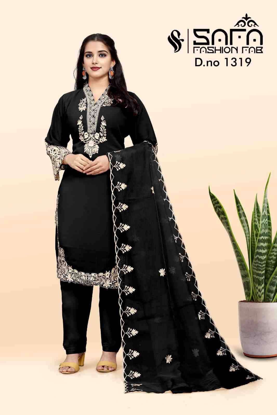 Safa Hit Design 1319 By Safa Fashion Designer Stylish Fancy Colorful Beautiful Party Wear & Ethnic Wear Collection Heavy Georgette Dresses At Wholesale Price