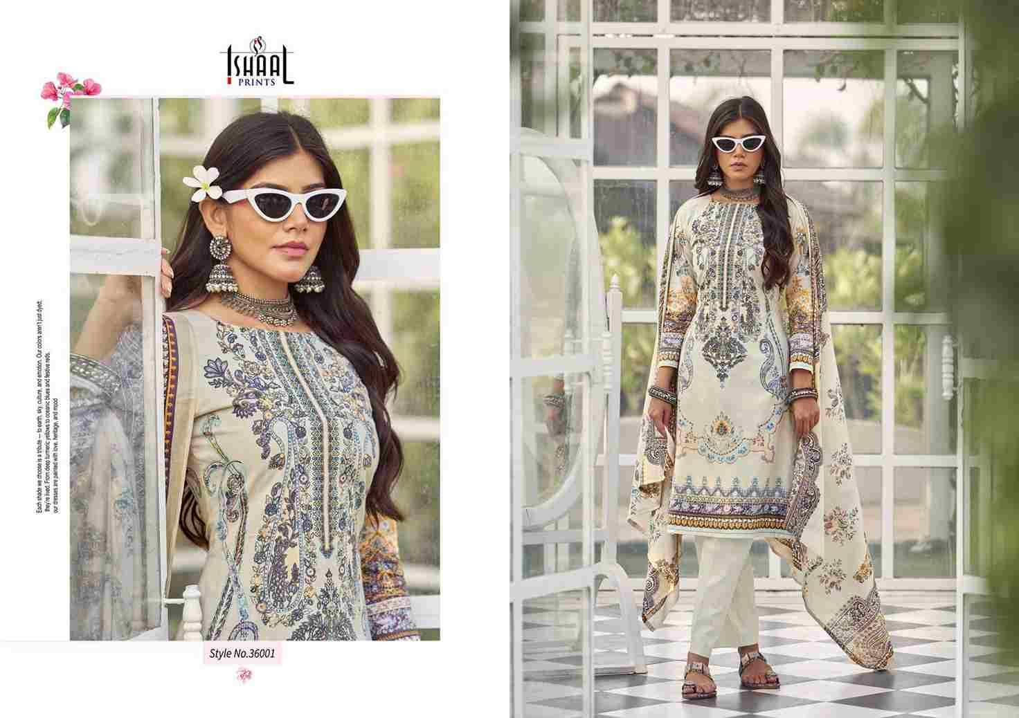 Gulmohar Vol-36 By Ishaal Prints 36001 To 36010 Series Beautiful Festive Suits Colorful Stylish Fancy Casual Wear & Ethnic Wear Pure Lawn Prints Dresses At Wholesale Price