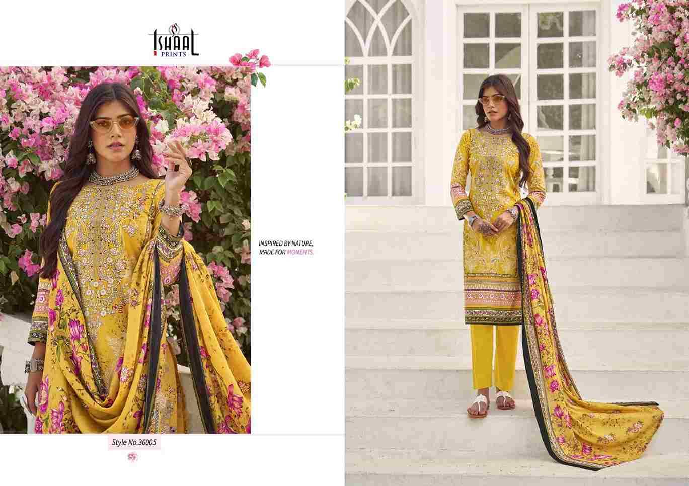 Gulmohar Vol-36 By Ishaal Prints 36001 To 36010 Series Beautiful Festive Suits Colorful Stylish Fancy Casual Wear & Ethnic Wear Pure Lawn Prints Dresses At Wholesale Price