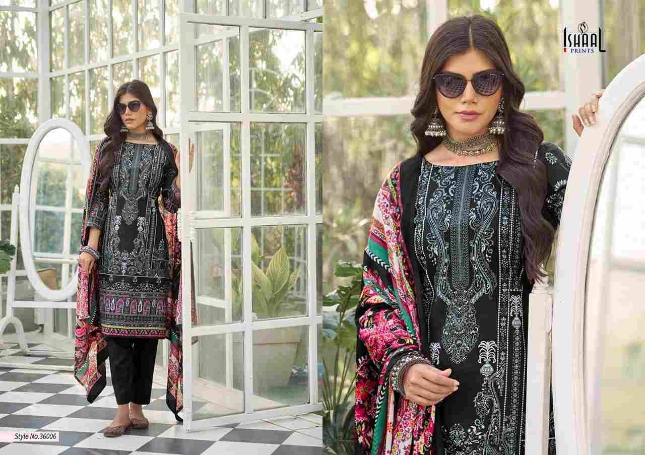 Gulmohar Vol-36 By Ishaal Prints 36001 To 36010 Series Beautiful Festive Suits Colorful Stylish Fancy Casual Wear & Ethnic Wear Pure Lawn Prints Dresses At Wholesale Price