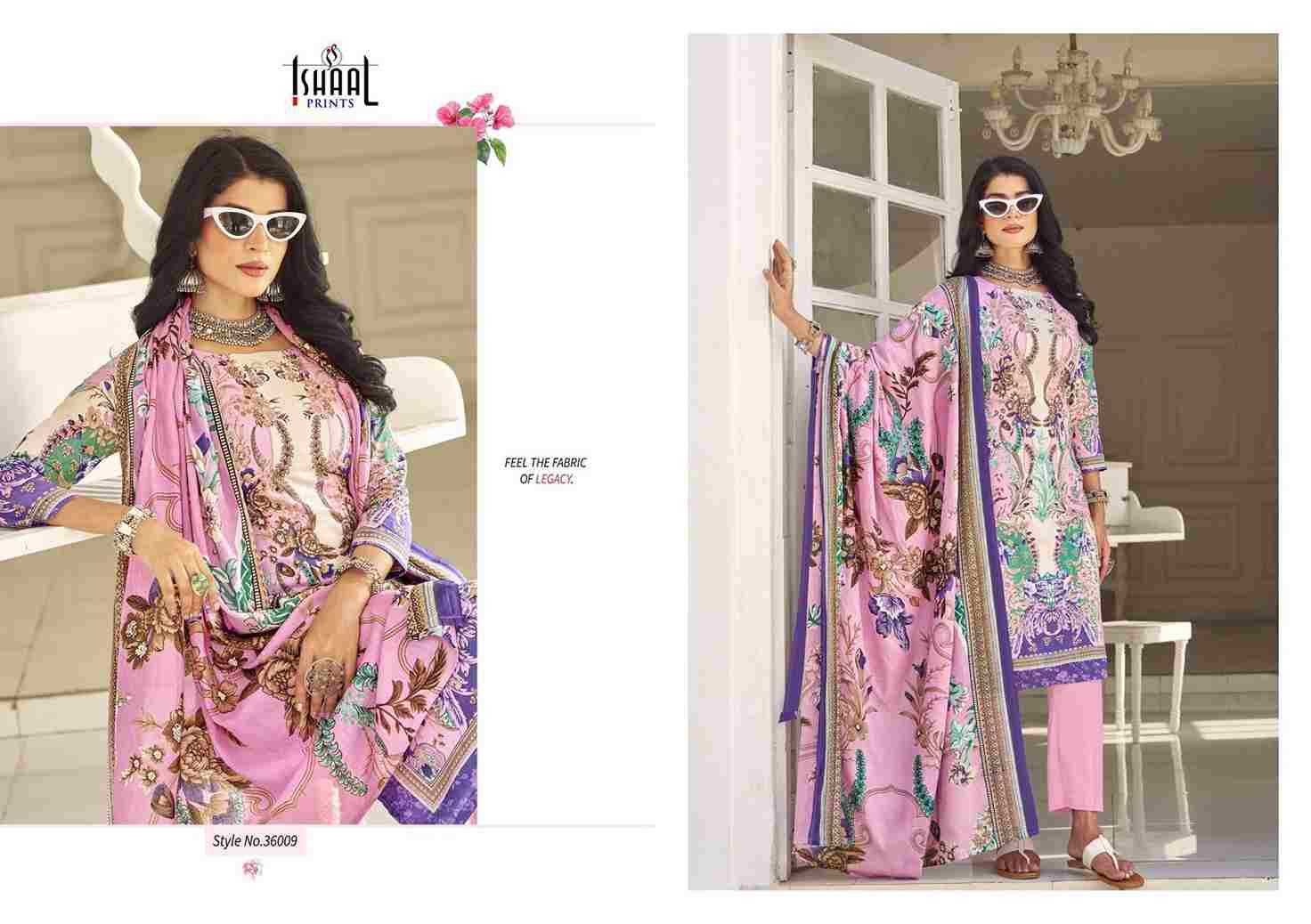 Gulmohar Vol-36 By Ishaal Prints 36001 To 36010 Series Beautiful Festive Suits Colorful Stylish Fancy Casual Wear & Ethnic Wear Pure Lawn Prints Dresses At Wholesale Price