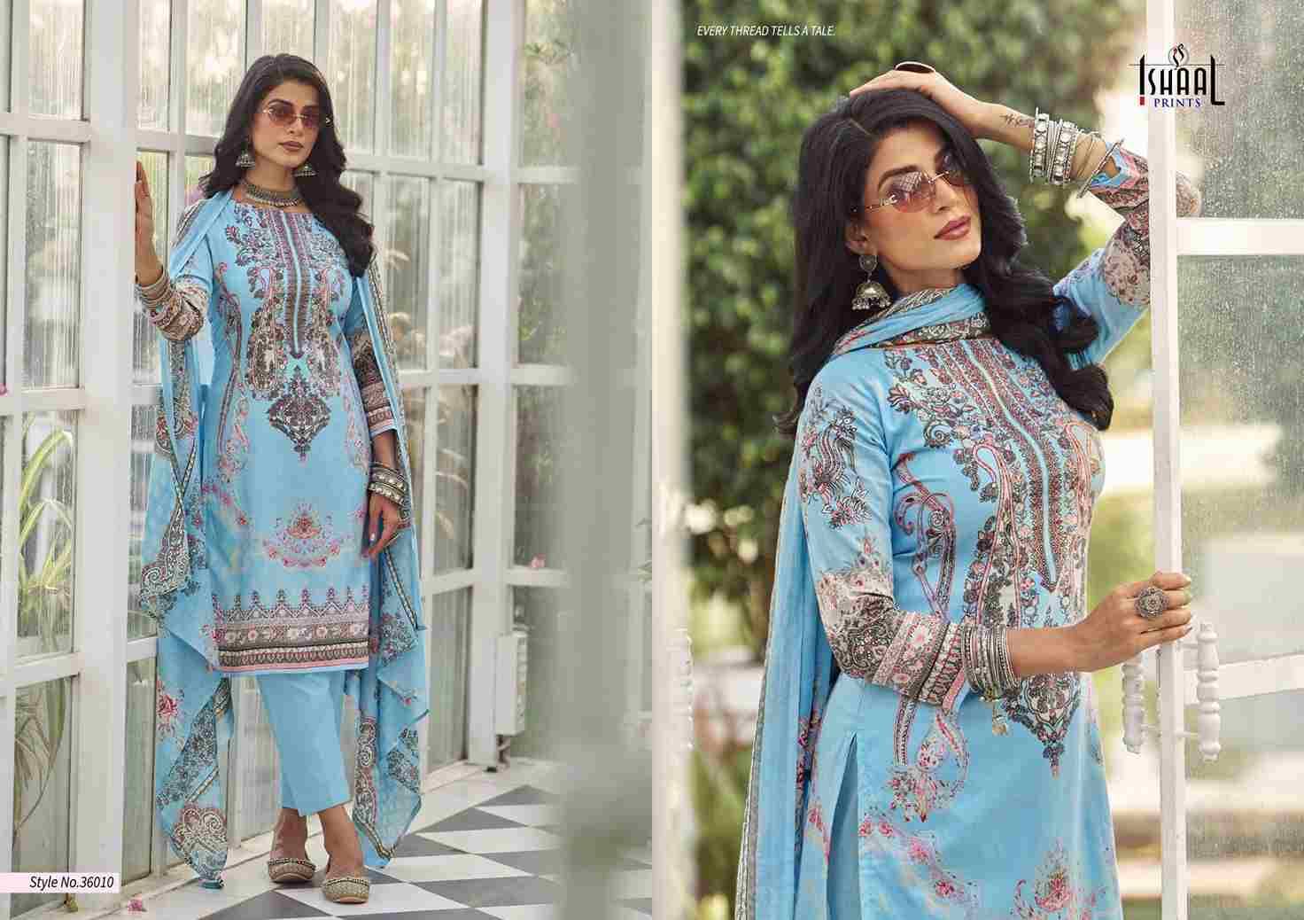 Gulmohar Vol-36 By Ishaal Prints 36001 To 36010 Series Beautiful Festive Suits Colorful Stylish Fancy Casual Wear & Ethnic Wear Pure Lawn Prints Dresses At Wholesale Price