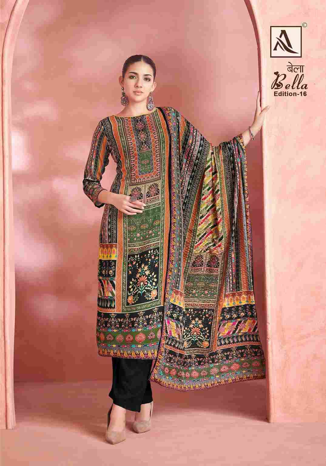 Bella Vol-16 By Alok Suit 1878-001 To 1878-006 Series Beautiful Festive Suits Stylish Fancy Colorful Casual Wear & Ethnic Wear Pure Muslin Print Dresses At Wholesale Price