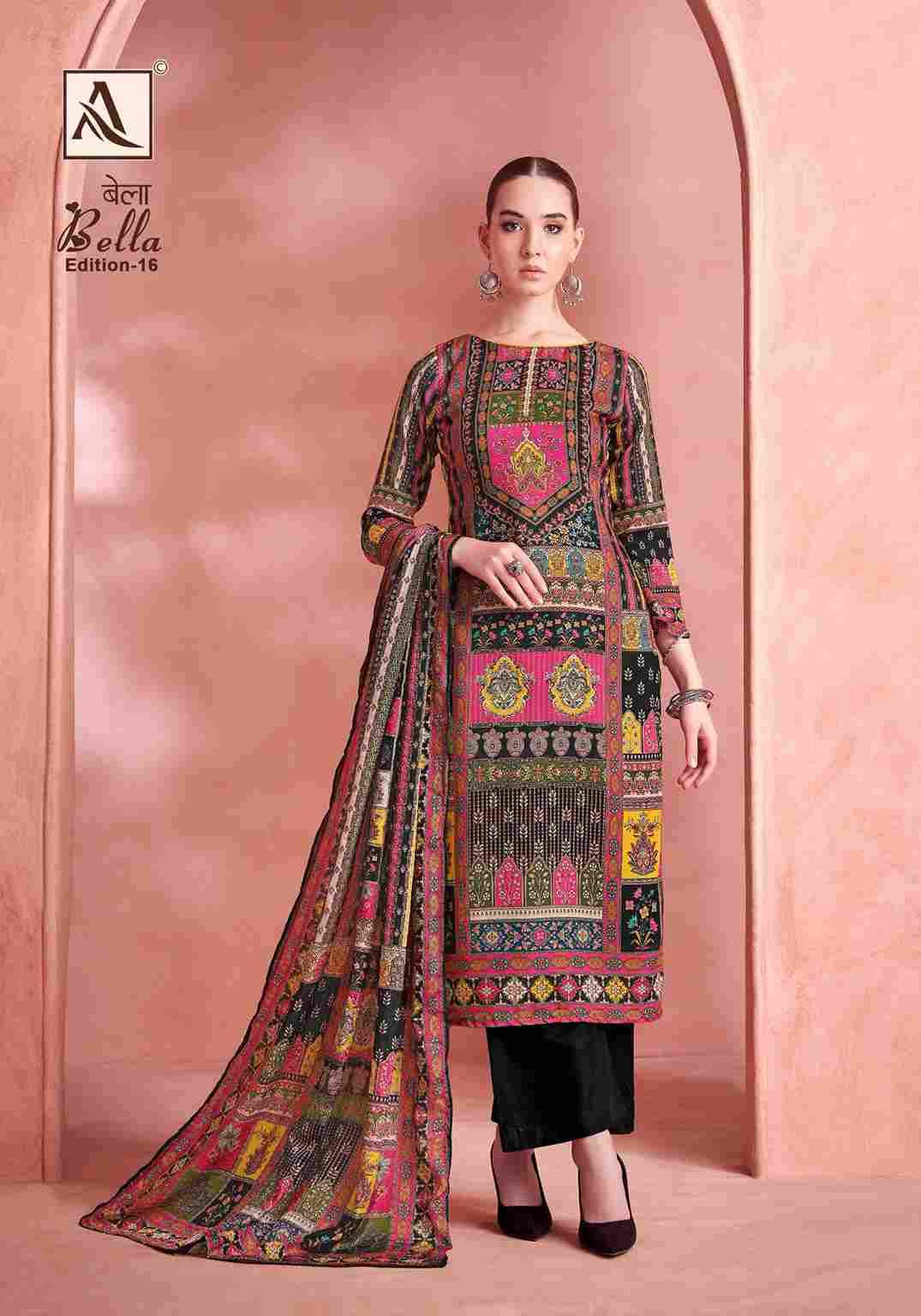 Bella Vol-16 By Alok Suit 1878-001 To 1878-006 Series Beautiful Festive Suits Stylish Fancy Colorful Casual Wear & Ethnic Wear Pure Muslin Print Dresses At Wholesale Price