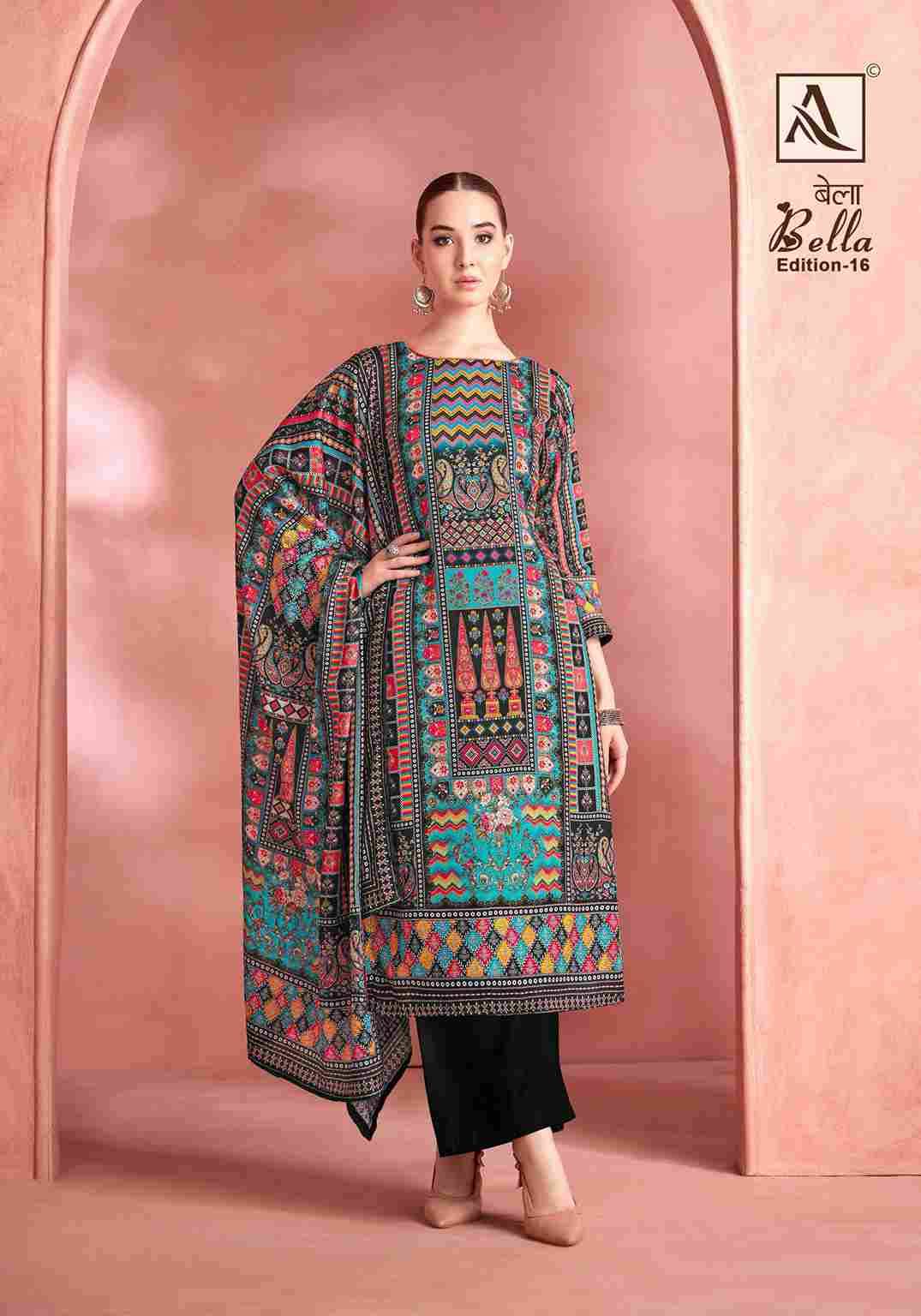 Bella Vol-16 By Alok Suit 1878-001 To 1878-006 Series Beautiful Festive Suits Stylish Fancy Colorful Casual Wear & Ethnic Wear Pure Muslin Print Dresses At Wholesale Price