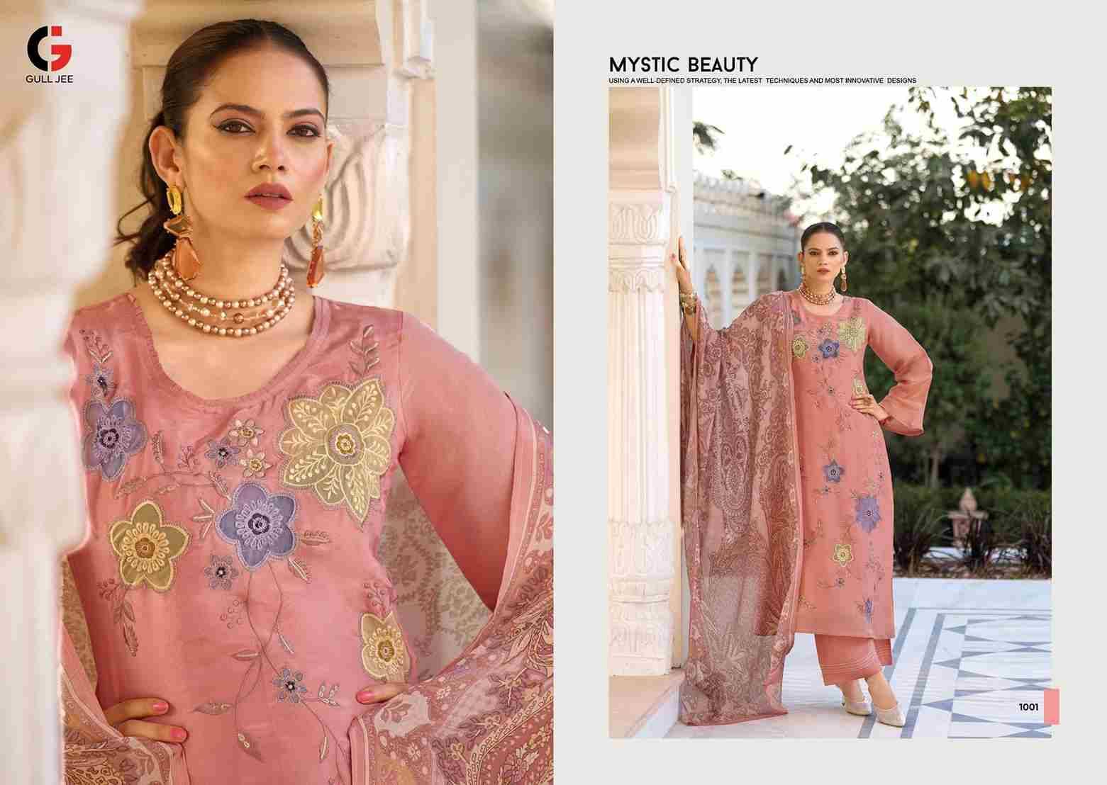Ikshita By Gull Jee 1001 To 1006 Series Beautiful Festive Suits Colorful Stylish Fancy Casual Wear & Ethnic Wear Viscose Silk Embroidered Dresses At Wholesale Price