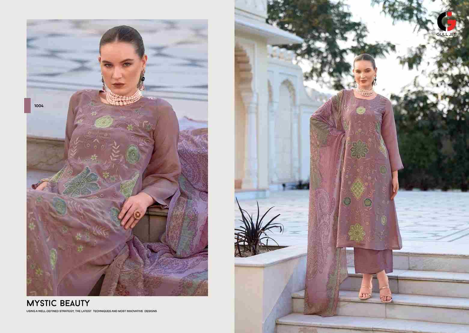 Ikshita By Gull Jee 1001 To 1006 Series Beautiful Festive Suits Colorful Stylish Fancy Casual Wear & Ethnic Wear Viscose Silk Embroidered Dresses At Wholesale Price