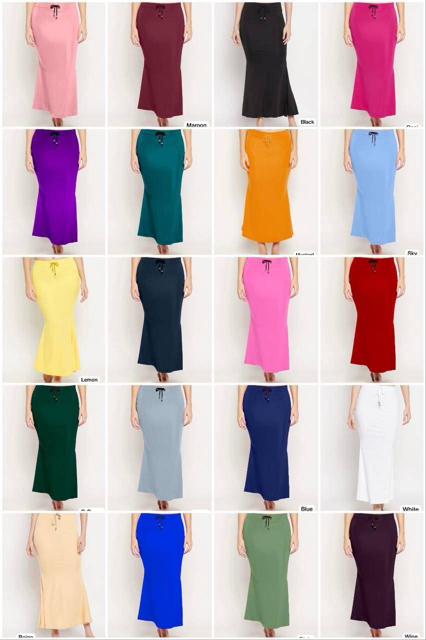 Shape Wear By Kaamiri 01 To 20 Series Stylish Fancy Beautiful Colorful Casual Wear & Ethnic Wear Heavy Lycra Saree Shaper At Wholesale Price
