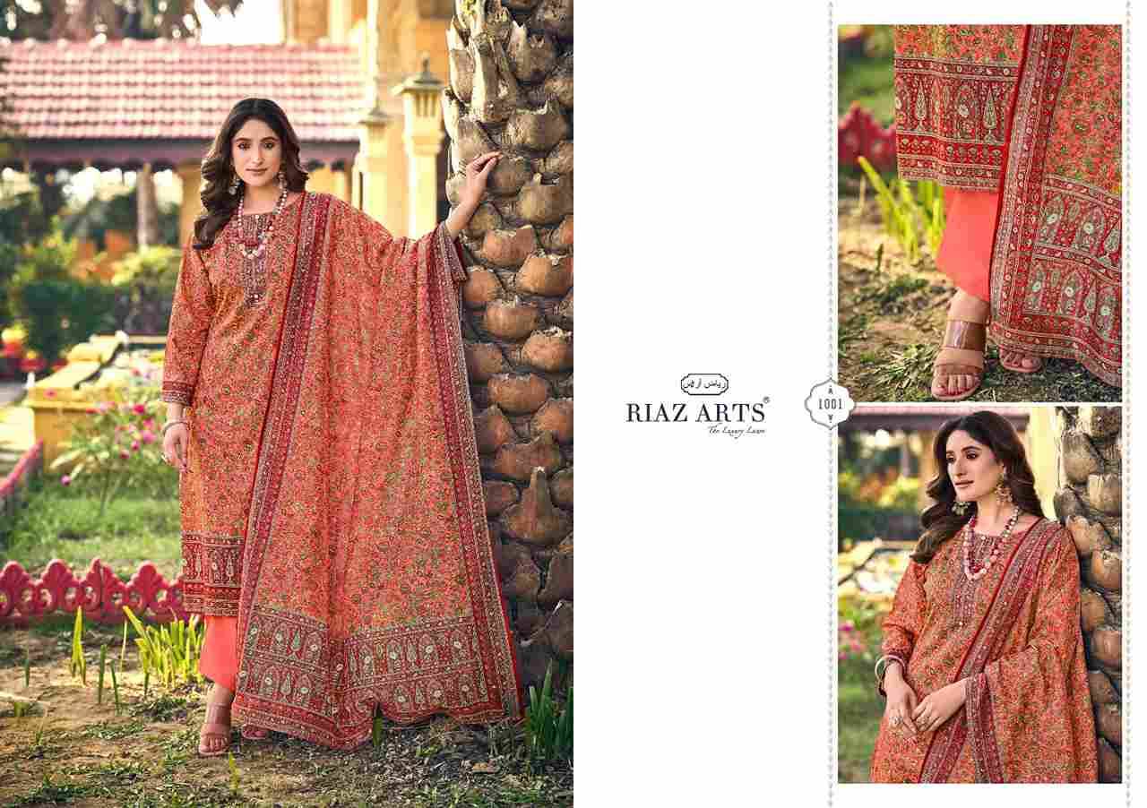 Feminaa By Riaz Arts 1001 To 1004 Series Beautiful Festive Suits Colorful Stylish Fancy Casual Wear & Ethnic Wear Pure Cotton Print Dresses At Wholesale Price