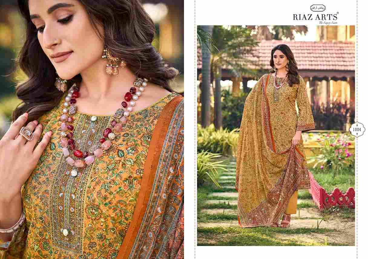 Feminaa By Riaz Arts 1001 To 1004 Series Beautiful Festive Suits Colorful Stylish Fancy Casual Wear & Ethnic Wear Pure Cotton Print Dresses At Wholesale Price
