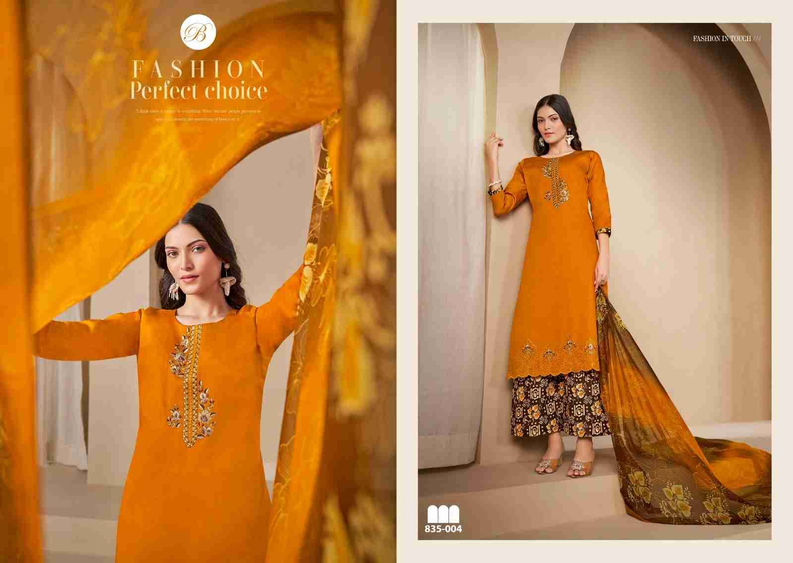Gulkayra By Belliza 835-001 To 835-008 Series Beautiful Suits Colorful Stylish Fancy Casual Wear & Ethnic Wear Heavy Jam Dresses At Wholesale Price