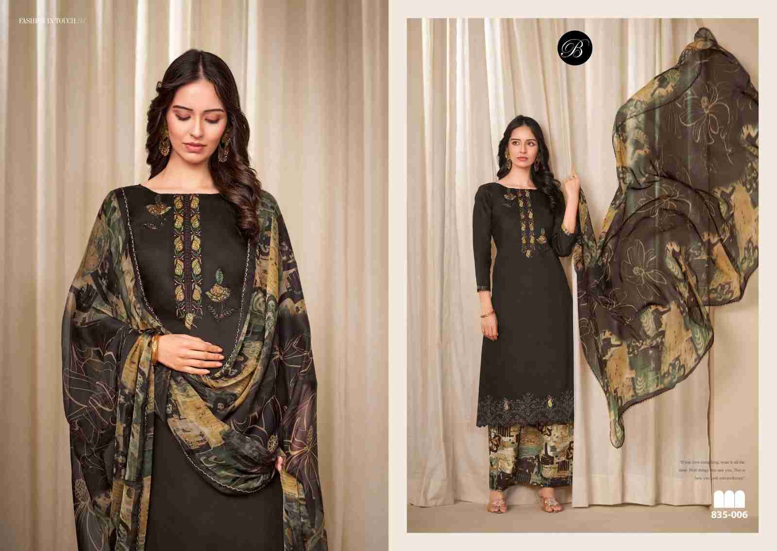 Gulkayra By Belliza 835-001 To 835-008 Series Beautiful Suits Colorful Stylish Fancy Casual Wear & Ethnic Wear Heavy Jam Dresses At Wholesale Price