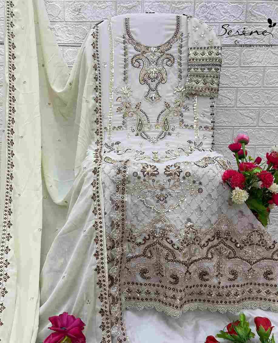 Serene Hit Design S-657 Colours By Serene S-657-A To S-657-D Series Designer Pakistani Suits Beautiful Fancy Colorful Stylish Party Wear & Occasional Wear Faux Georgette Embroidered Dresses At Wholesale Price