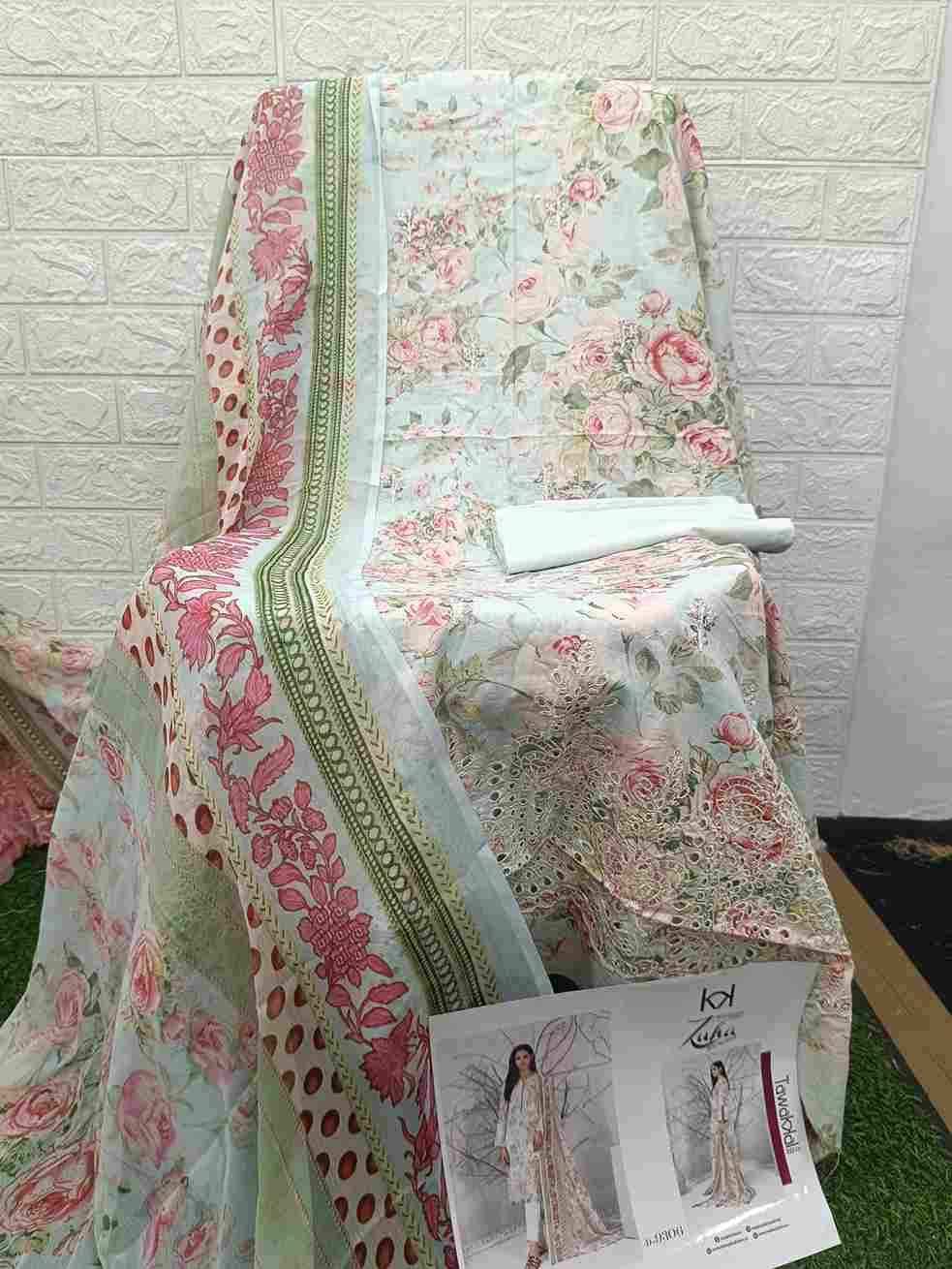 Zuha By Tawakkal Fab 9301 To 9310 Series Designer Pakistani Suits Beautiful Stylish Fancy Colorful Party Wear & Occasional Wear Pure Lawn Dresses At Wholesale Price