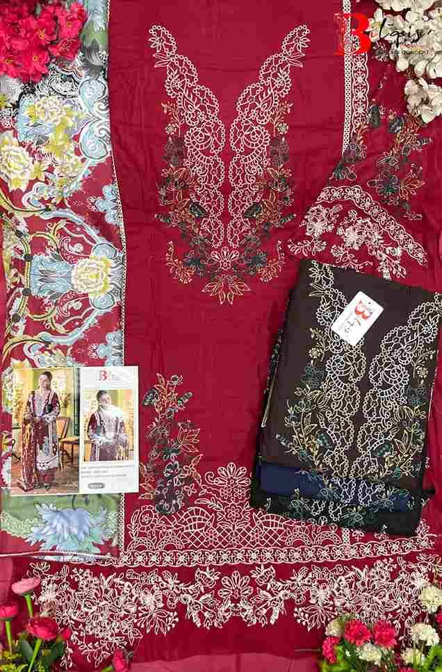 Bilqis 174 Colours By Bilqis 174-A To 174-D Series Beautiful Pakistani Suits Stylish Fancy Colorful Party Wear & Occasional Wear Cotton Lawn Embroidery Dresses At Wholesale Price