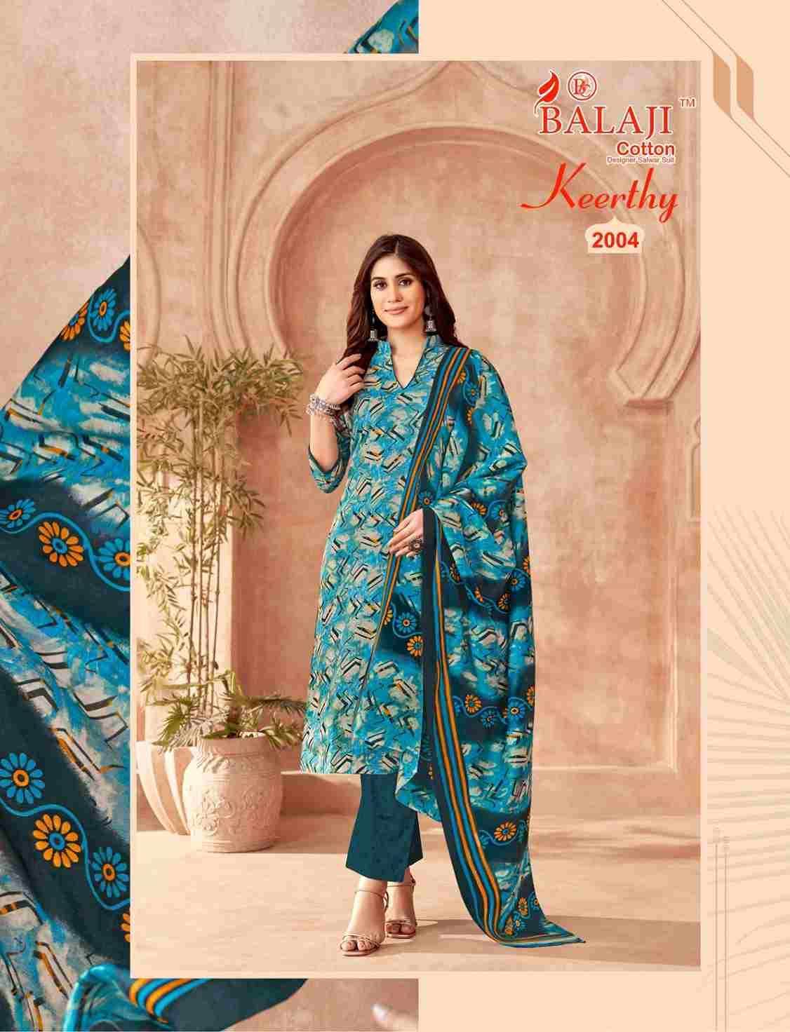 Keerthy Vol-2 By Balaji Cotton 2001 To 2012 Series Beautiful Festive Suits Colorful Stylish Fancy Casual Wear & Ethnic Wear Pure Cotton Print Dresses At Wholesale Price