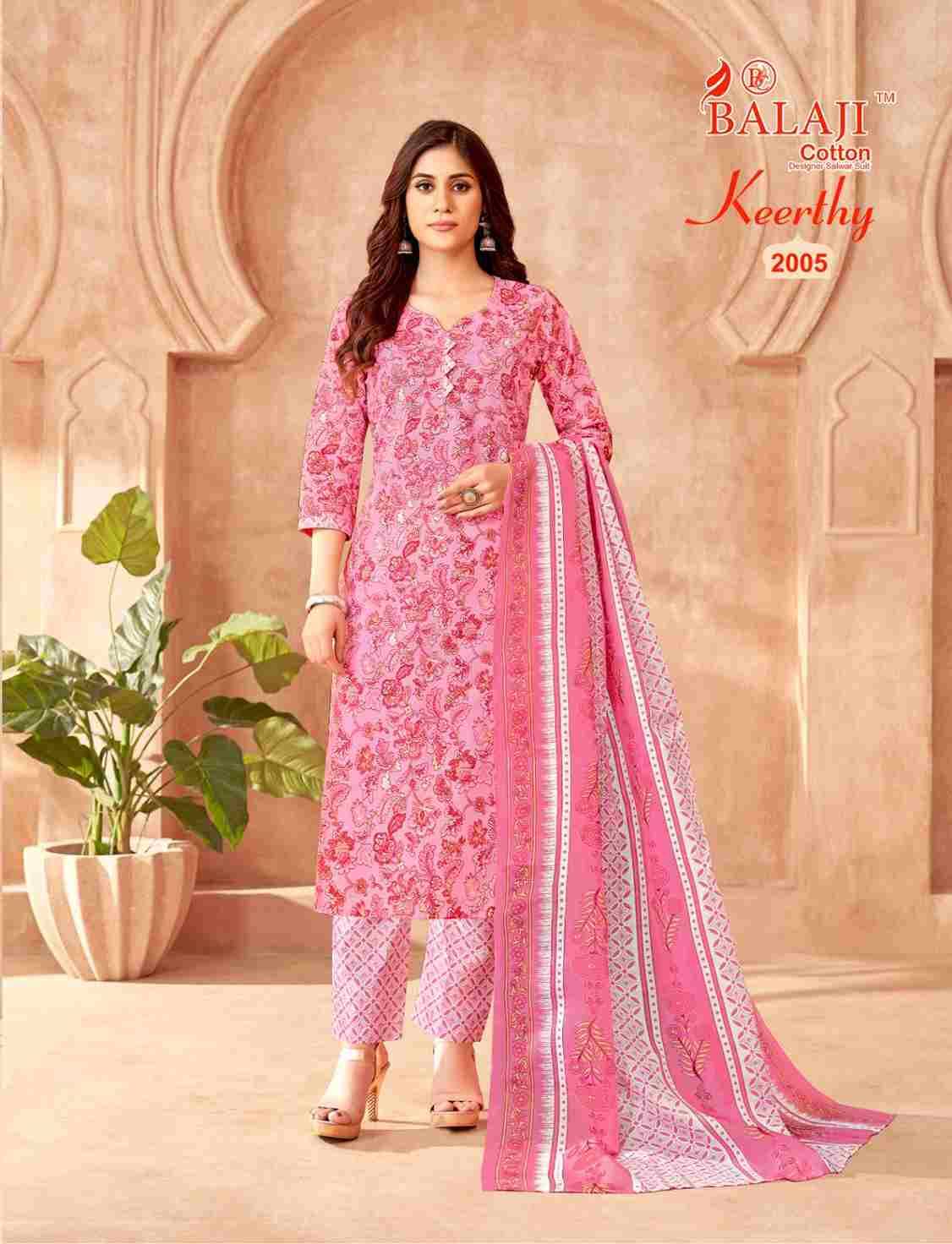 Keerthy Vol-2 By Balaji Cotton 2001 To 2012 Series Beautiful Festive Suits Colorful Stylish Fancy Casual Wear & Ethnic Wear Pure Cotton Print Dresses At Wholesale Price
