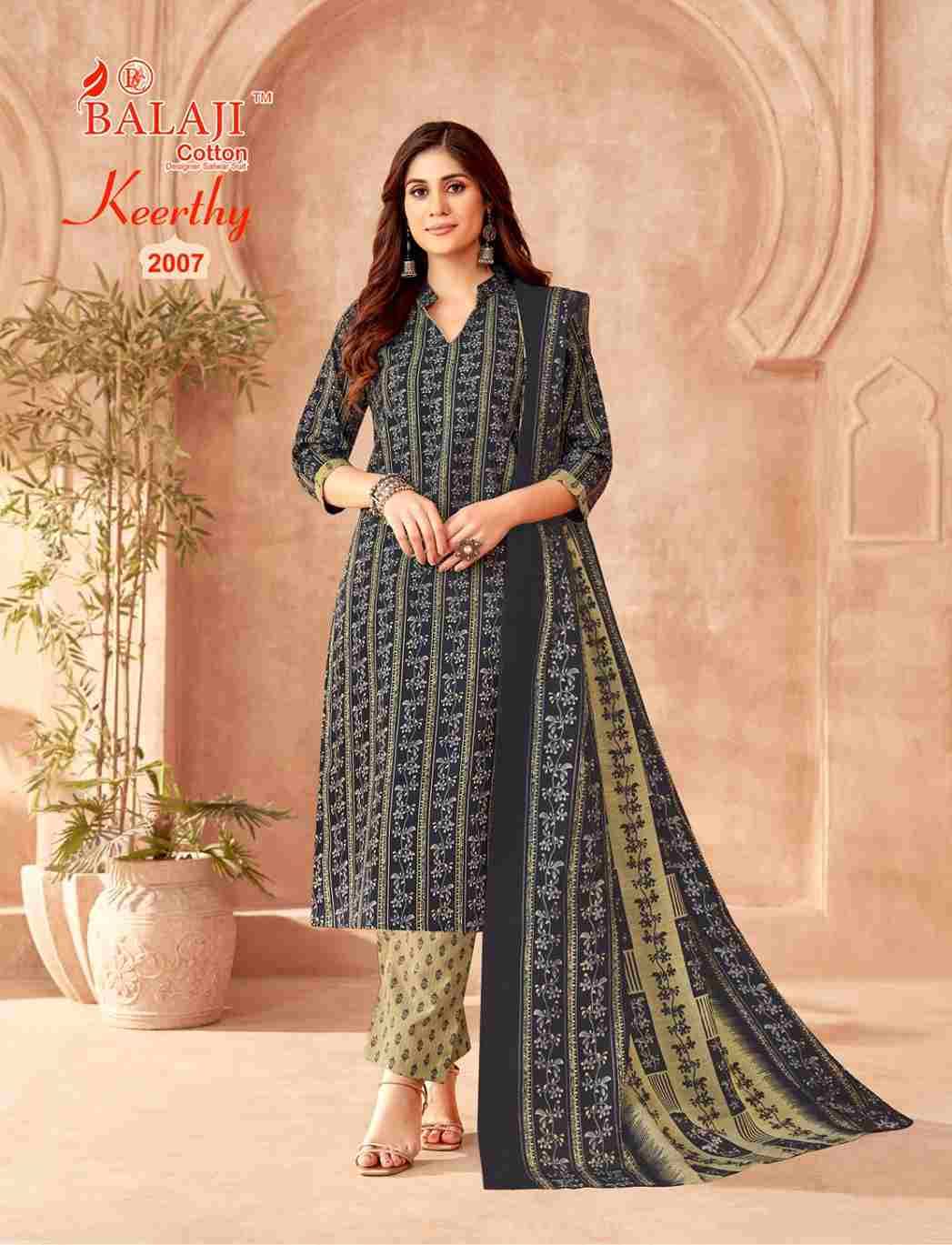Keerthy Vol-2 By Balaji Cotton 2001 To 2012 Series Beautiful Festive Suits Colorful Stylish Fancy Casual Wear & Ethnic Wear Pure Cotton Print Dresses At Wholesale Price