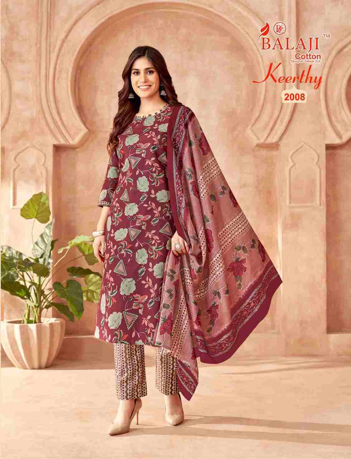 Keerthy Vol-2 By Balaji Cotton 2001 To 2012 Series Beautiful Festive Suits Colorful Stylish Fancy Casual Wear & Ethnic Wear Pure Cotton Print Dresses At Wholesale Price
