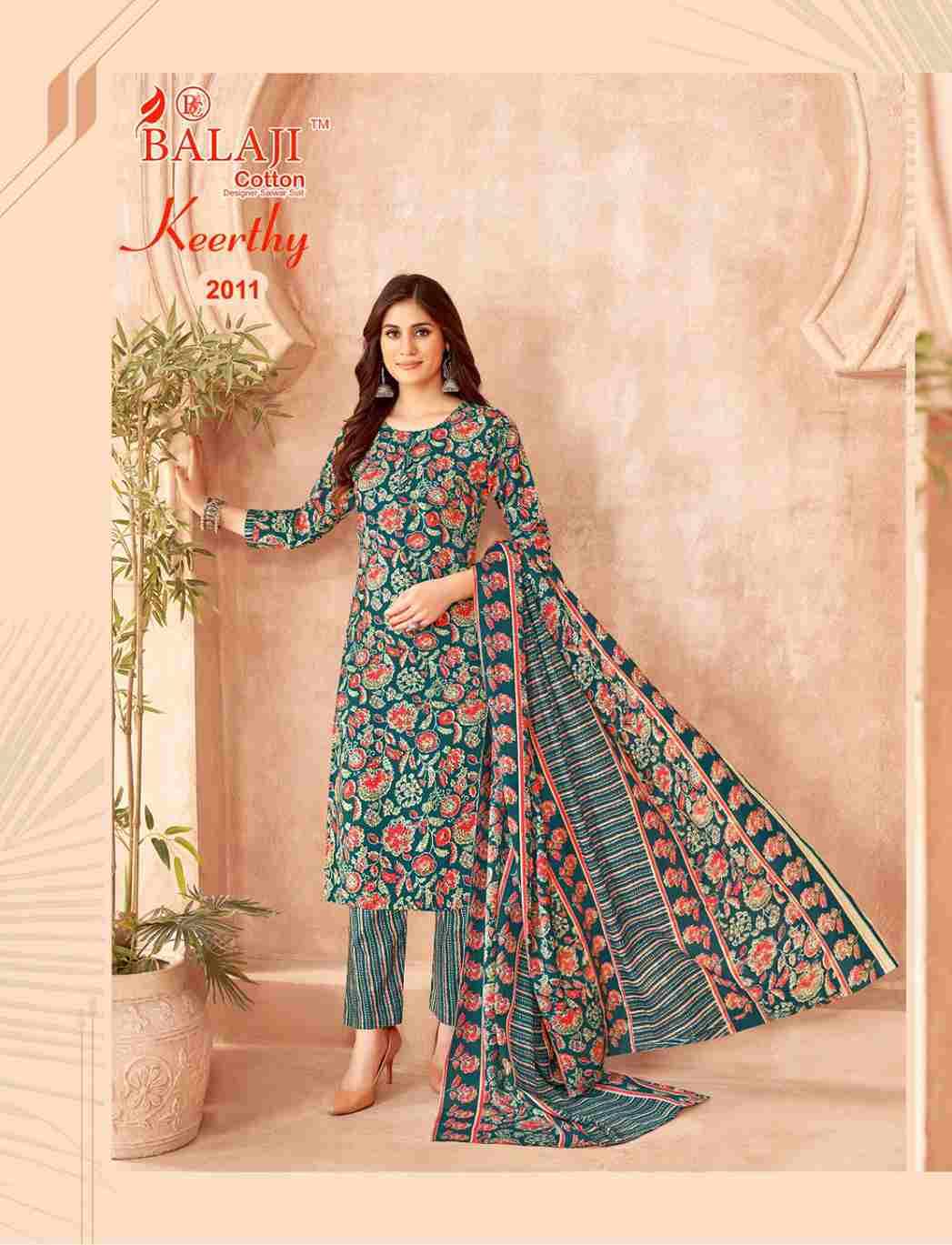 Keerthy Vol-2 By Balaji Cotton 2001 To 2012 Series Beautiful Festive Suits Colorful Stylish Fancy Casual Wear & Ethnic Wear Pure Cotton Print Dresses At Wholesale Price