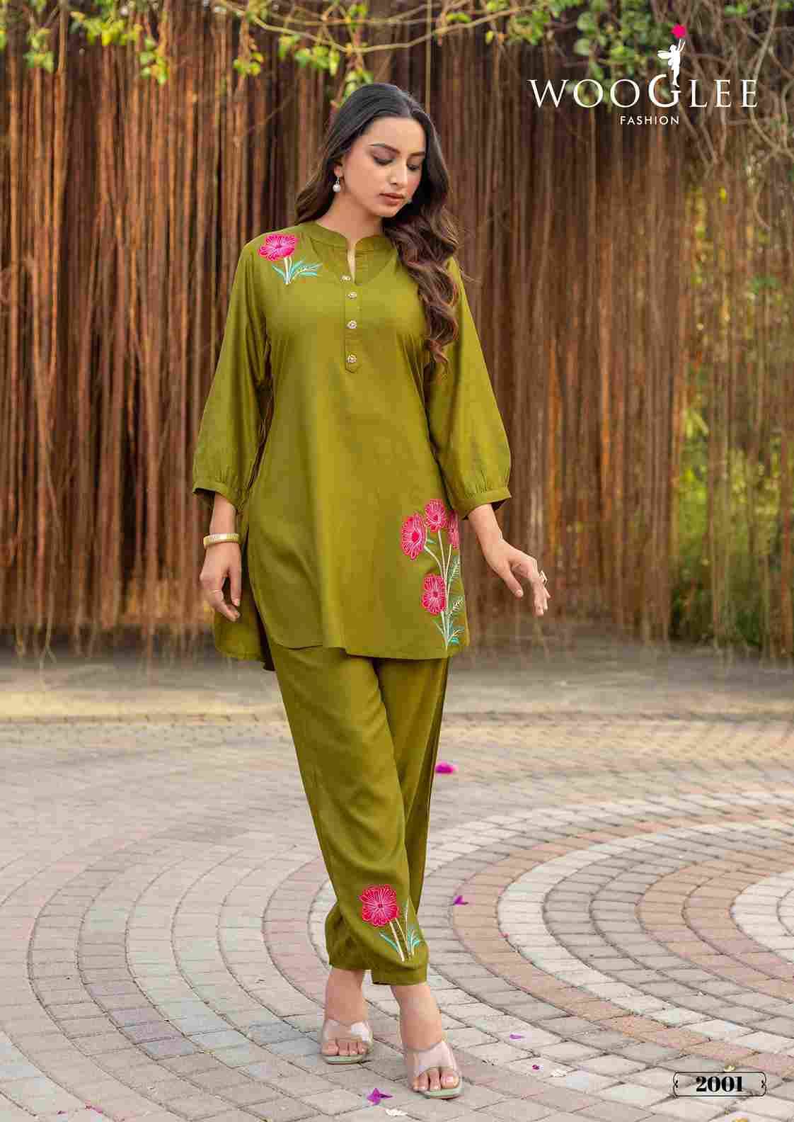 Rich Look By Wooglee 2001 To 2004 Series Designer Stylish Fancy Colorful Beautiful Party Wear & Ethnic Wear Collection Viscose Satin Tops With Bottom At Wholesale Price