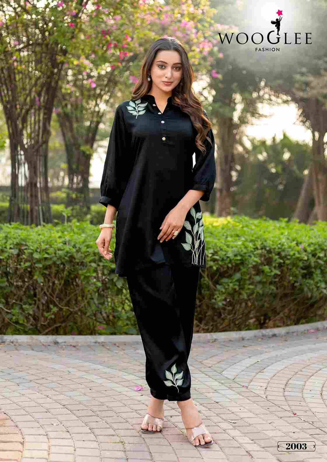 Rich Look By Wooglee 2001 To 2004 Series Designer Stylish Fancy Colorful Beautiful Party Wear & Ethnic Wear Collection Viscose Satin Tops With Bottom At Wholesale Price