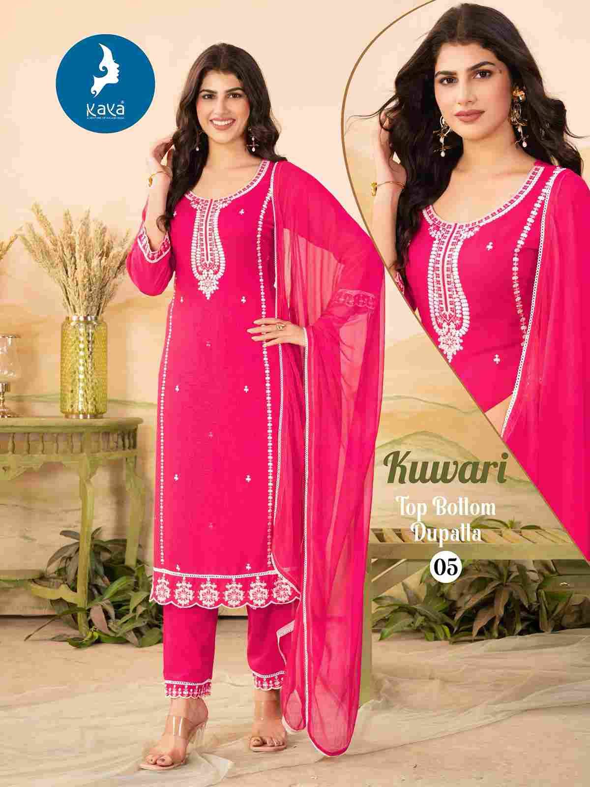 Kuwari By Kaya 01 To 06 Series Designer Stylish Fancy Colorful Beautiful Party Wear & Ethnic Wear Collection Rayon Embroidered Dresses At Wholesale Price