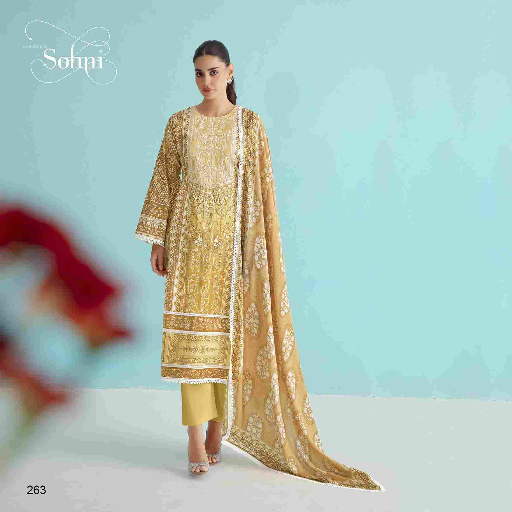 Gorgeous By Sohni 261 To 264 Series Beautiful Suits Colorful Stylish Fancy Casual Wear & Ethnic Wear Pure Lawn Embroidery Dresses At Wholesale Price