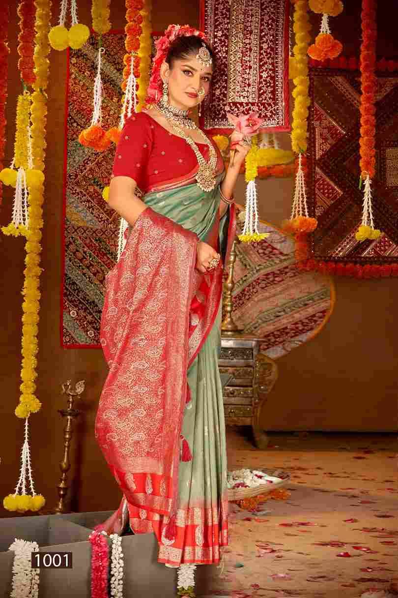 Laxmi Pujan Silk Vol-1 By Saroj 1001 To 1006 Series Indian Traditional Wear Collection Beautiful Stylish Fancy Colorful Party Wear & Occasional Wear Silk Sarees At Wholesale Price