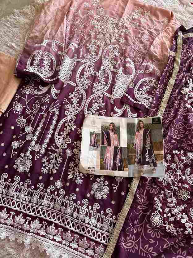 Ziaaz Designs Hit Design 542 Colours By Ziaaz Designs 542-A To 542-C Series Beautiful Pakistani Suits Colorful Stylish Fancy Casual Wear & Ethnic Wear Cotton Embroidered Dresses At Wholesale Price