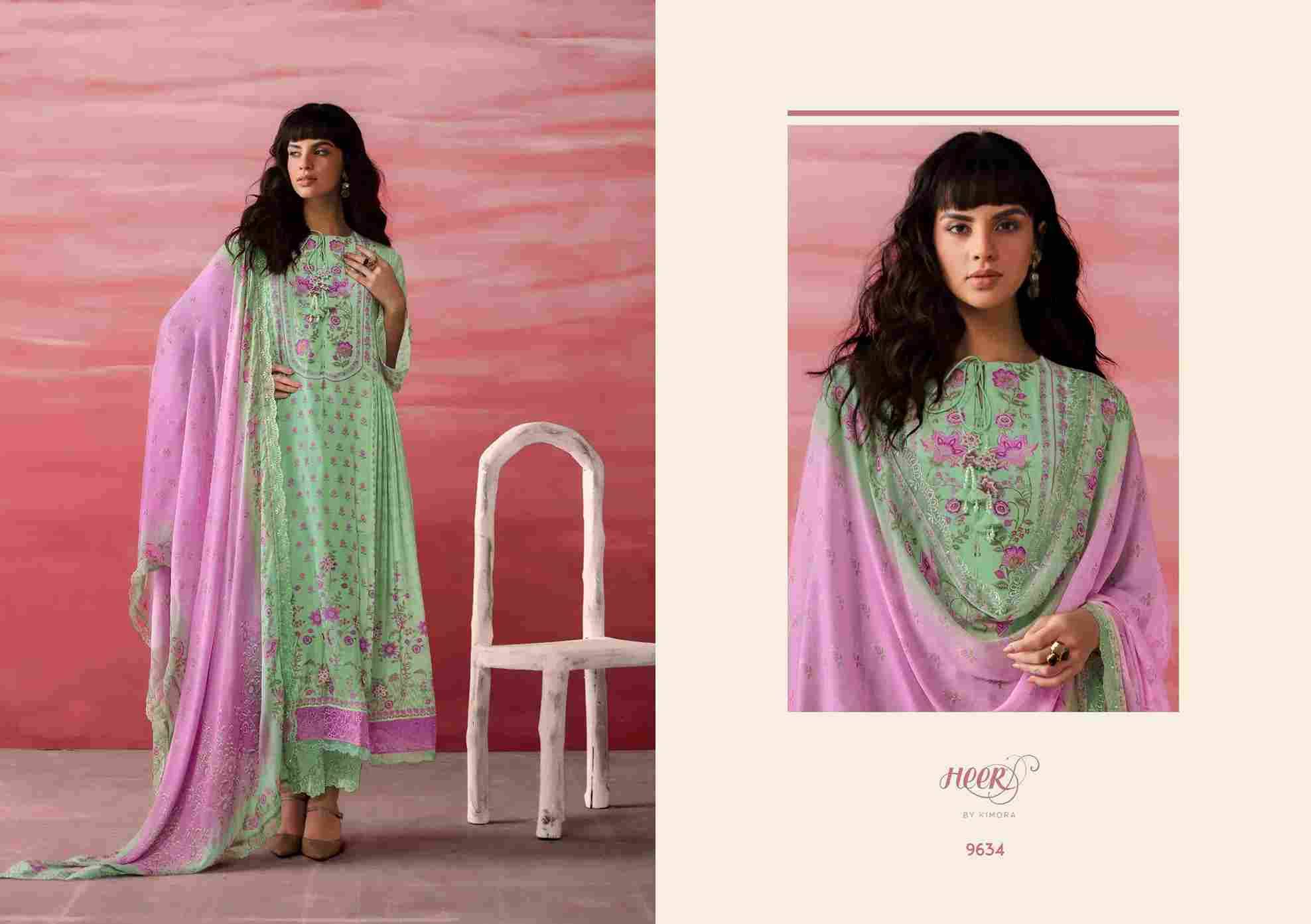 Jimmy By Kimora Fashion 9631 To 9636 Series Designer Festive Suits Collection Beautiful Stylish Fancy Colorful Party Wear & Occasional Wear Pure Muslin Dresses At Wholesale Price