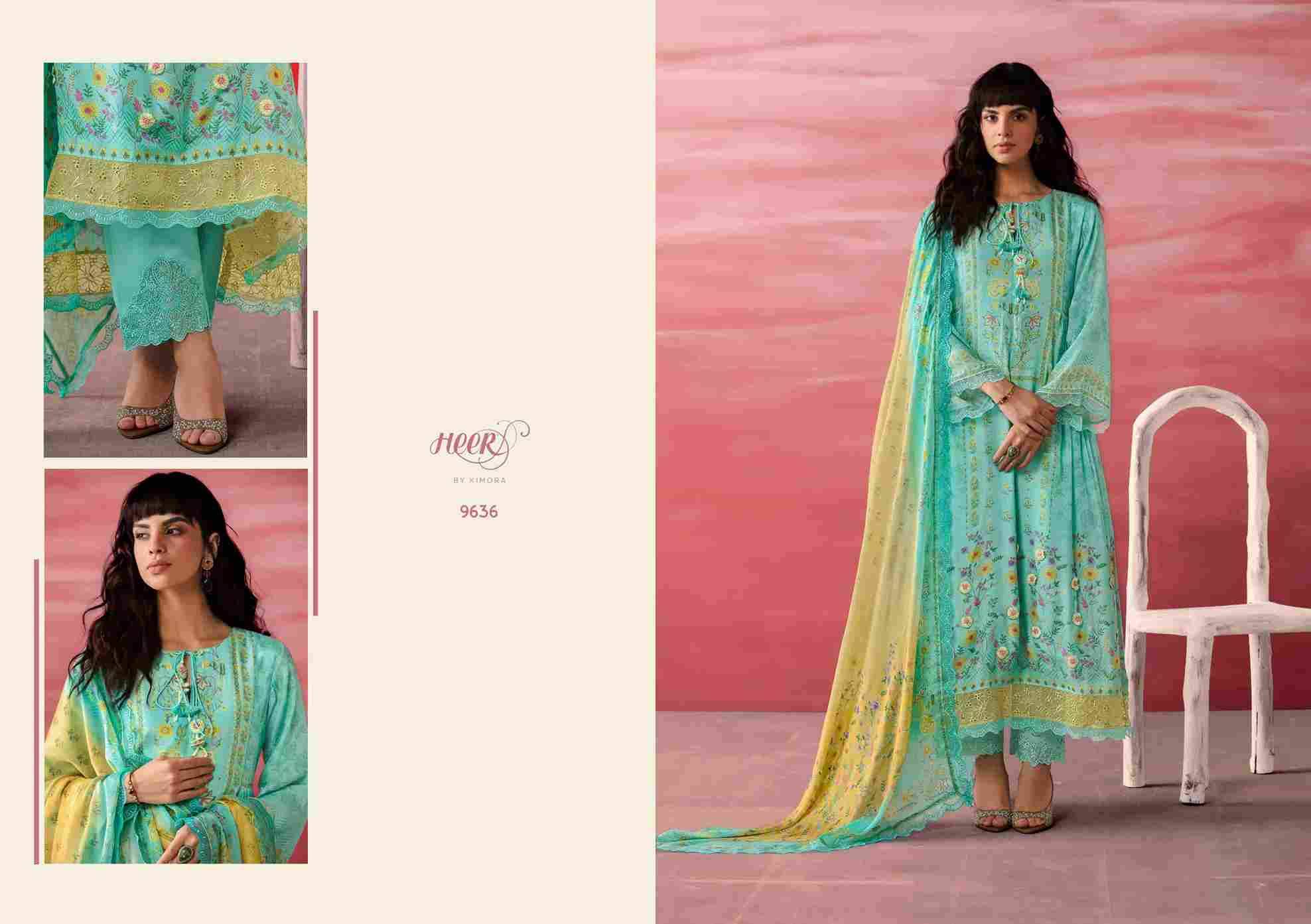 Jimmy By Kimora Fashion 9631 To 9636 Series Designer Festive Suits Collection Beautiful Stylish Fancy Colorful Party Wear & Occasional Wear Pure Muslin Dresses At Wholesale Price