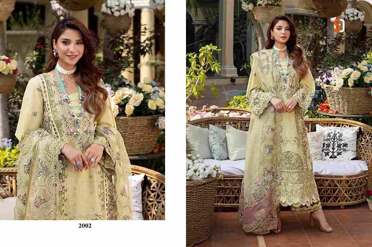 Elaf Vol-2 By Shraddha Designer 2001 To 2004 Series Designer Pakistani Suits Beautiful Stylish Fancy Colorful Party Wear & Occasional Wear Pure Cotton Print Embroidered Dresses At Wholesale Price