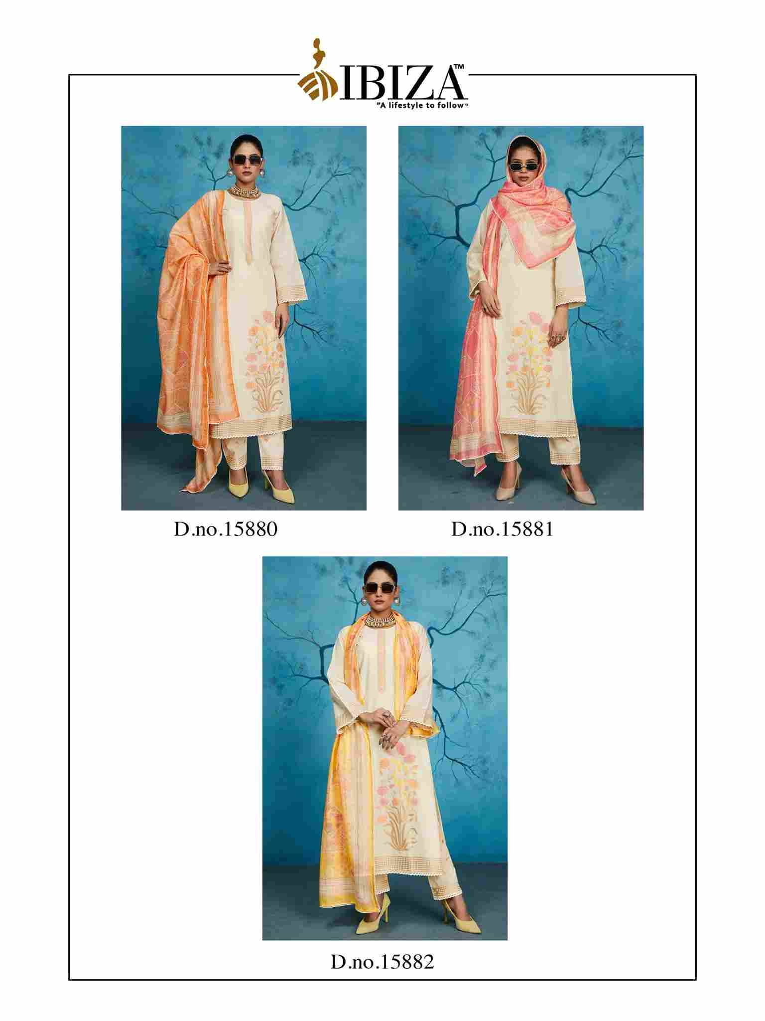 Bosca Vol-10 By Ibiza 15880 To 15882 Series Designer Festive Suits Beautiful Fancy Stylish Colorful Party Wear & Occasional Wear Pure Lawn Cotton Print Dresses At Wholesale Price