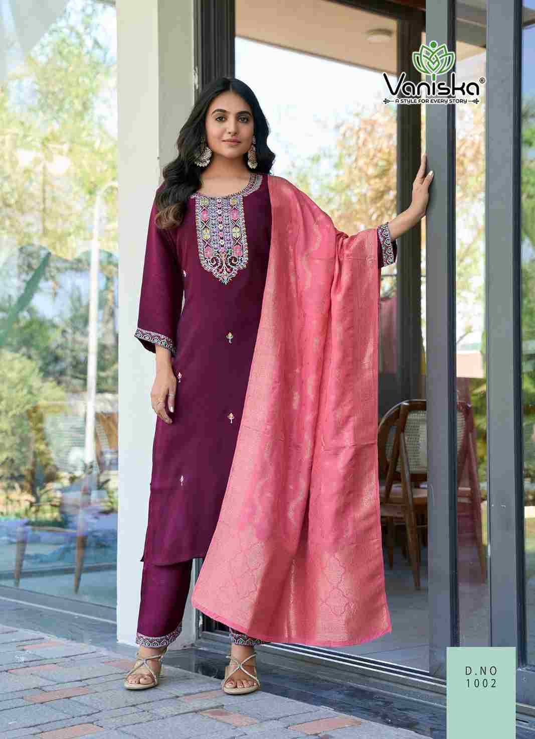 Fantasy Vol-1 By Vaniska 1001 To 1006 Series Beautiful Festive Suits Colorful Stylish Fancy Casual Wear & Ethnic Wear Pure Viscose Dresses At Wholesale Price