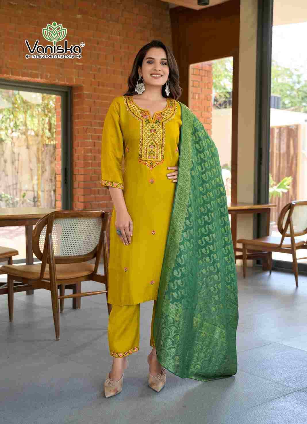 Fantasy Vol-1 By Vaniska 1001 To 1006 Series Beautiful Festive Suits Colorful Stylish Fancy Casual Wear & Ethnic Wear Pure Viscose Dresses At Wholesale Price