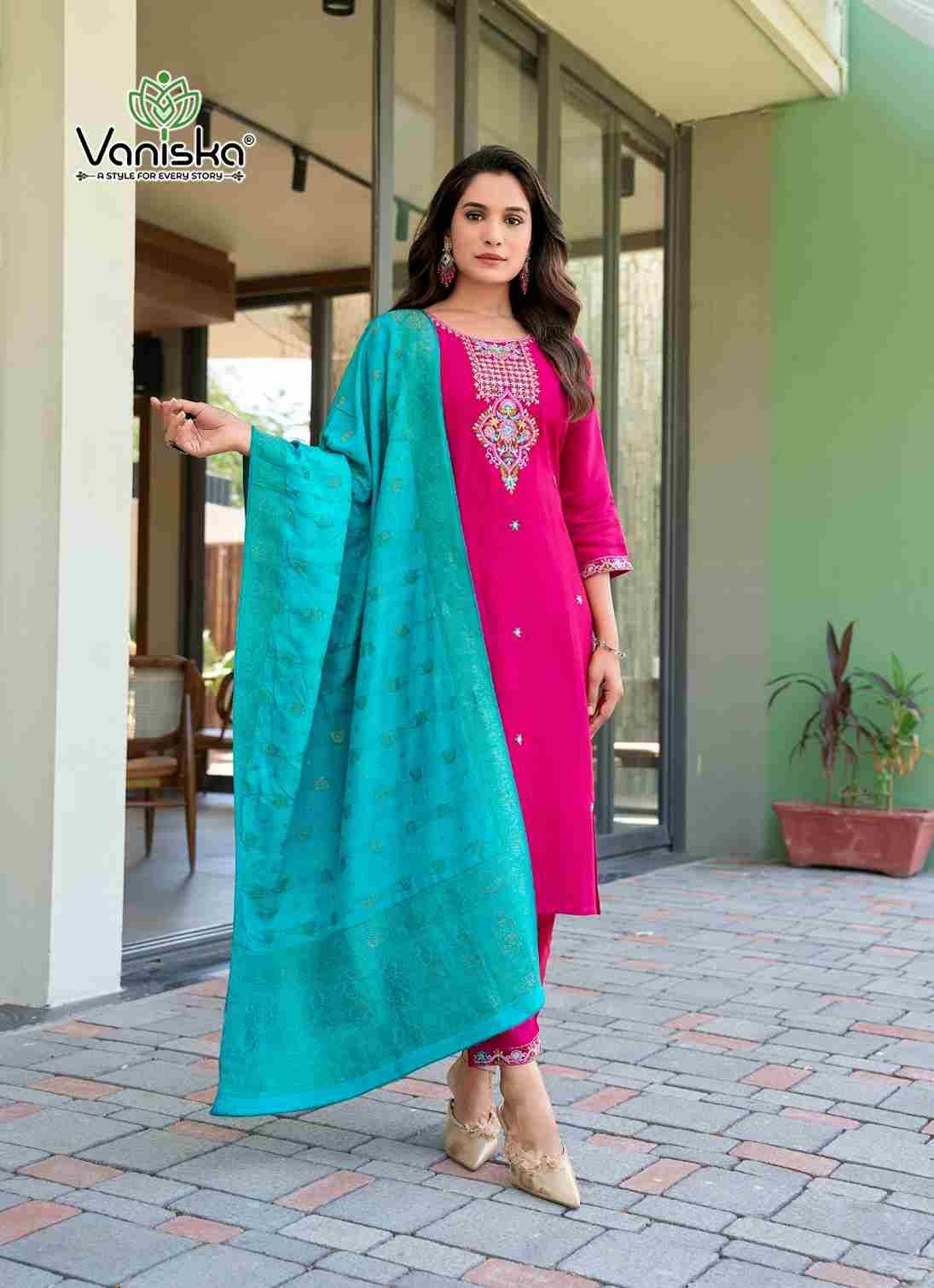 Fantasy Vol-1 By Vaniska 1001 To 1006 Series Beautiful Festive Suits Colorful Stylish Fancy Casual Wear & Ethnic Wear Pure Viscose Dresses At Wholesale Price